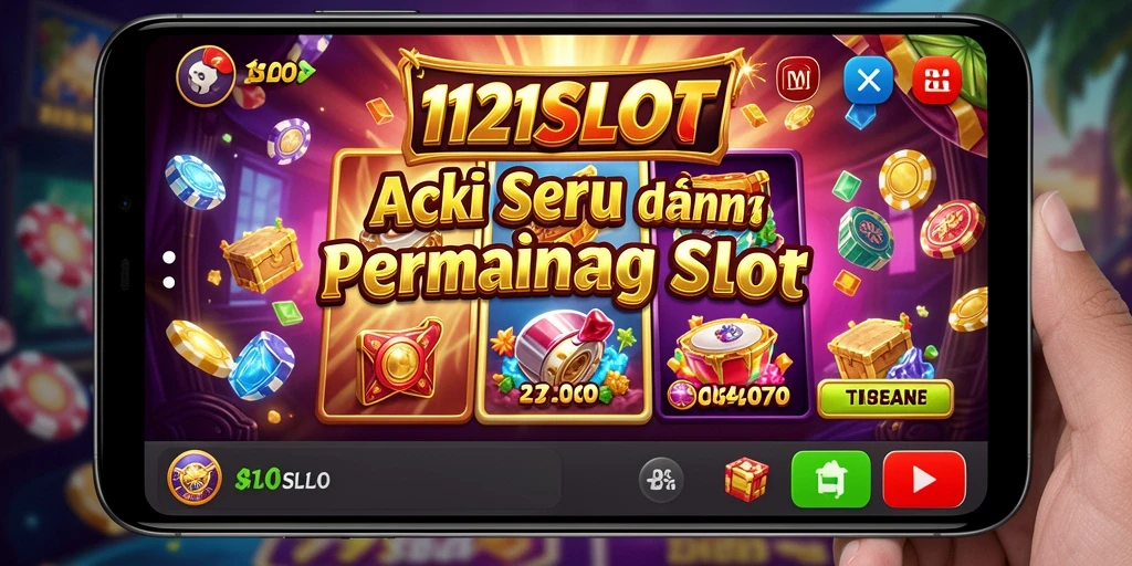 Gameplay 1121SLOT yang penuh aksi dan seru.