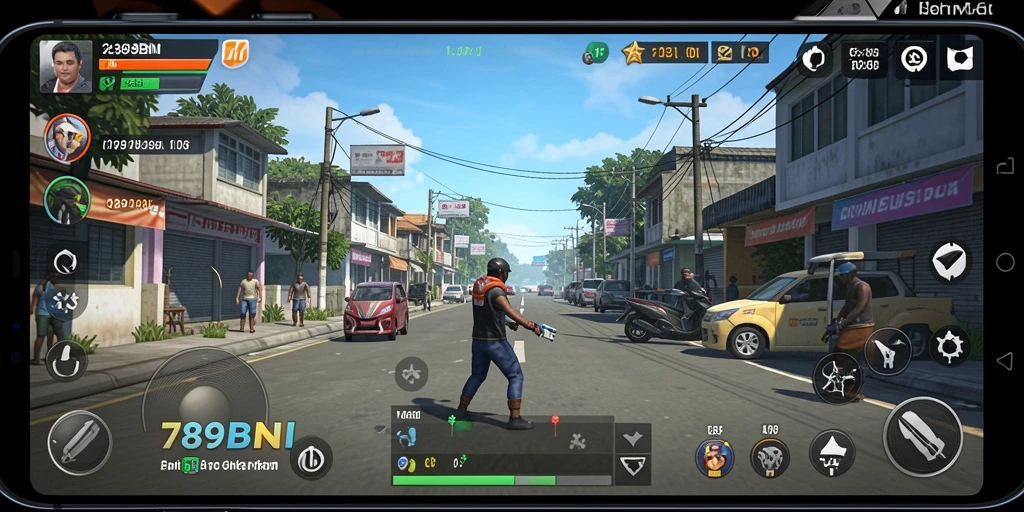 Screenshot utama 789BNI menunjukkan antarmuka sederhana aplikasi Utility.