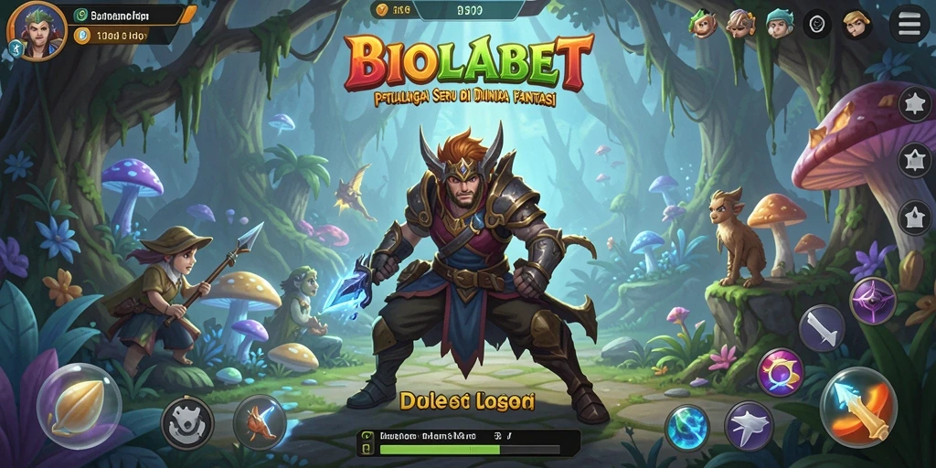 Tangkapan layar menunjukkan gameplay petualangan seru di BIOLABET.