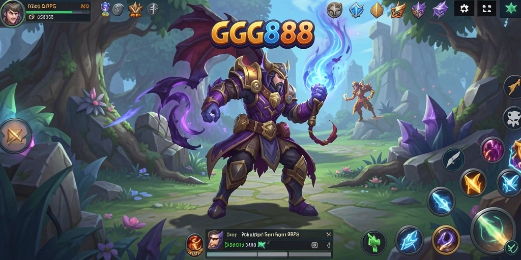 Tampilan gameplay GGG888 yang menakjubkan dan seru.
