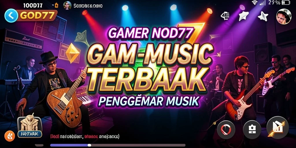Tampilan gameplay GOD77 dengan alunan musik yang seru dan interaktif.