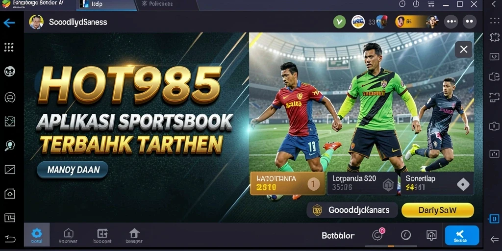 Tampilan gameplay Sportsbook yang menarik dan interaktif.