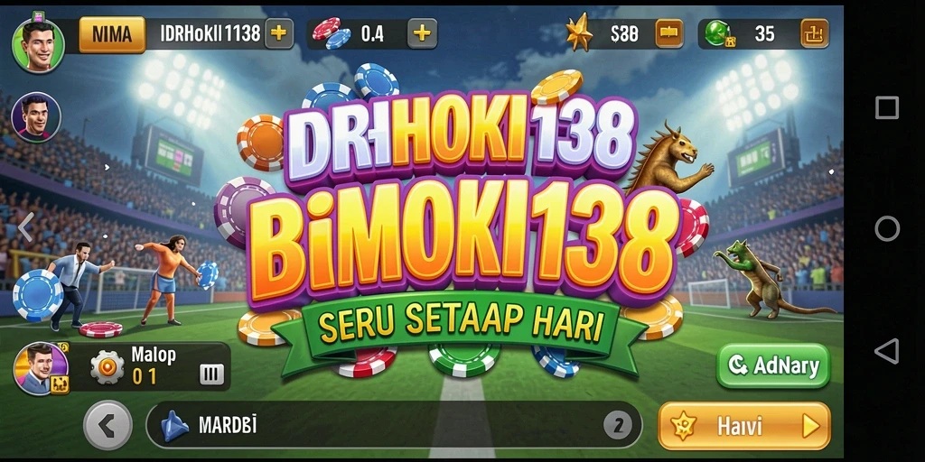 Screenshot permainan Bingo yang menampilkan antarmuka yang menarik.