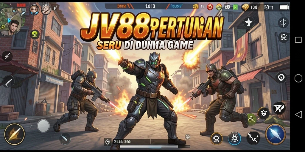 Tampilan menarik dari gameplay JV88 yang menegangkan.