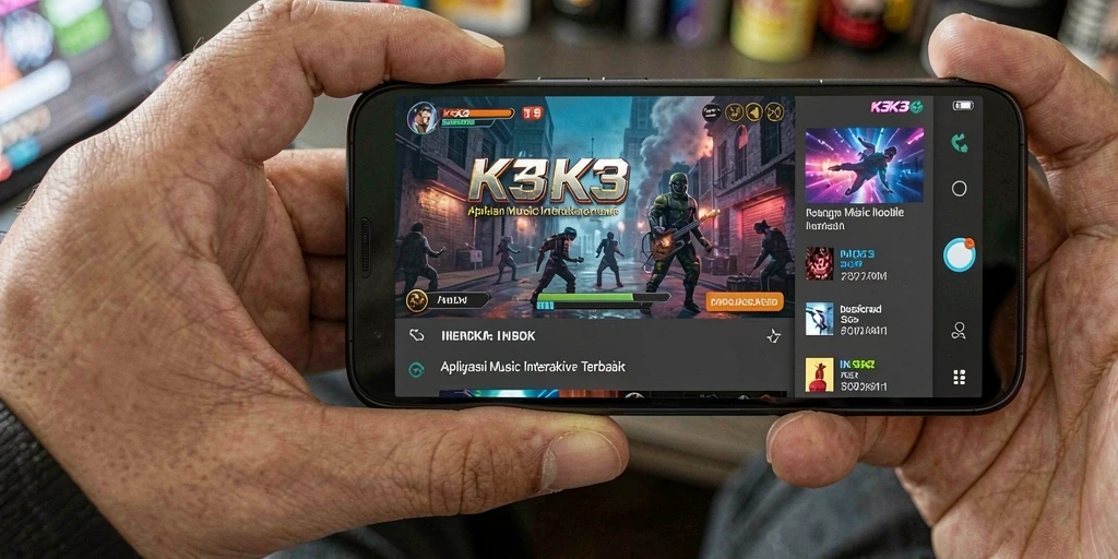 Tampilan gameplay K3K3 yang menarik dan interaktif.