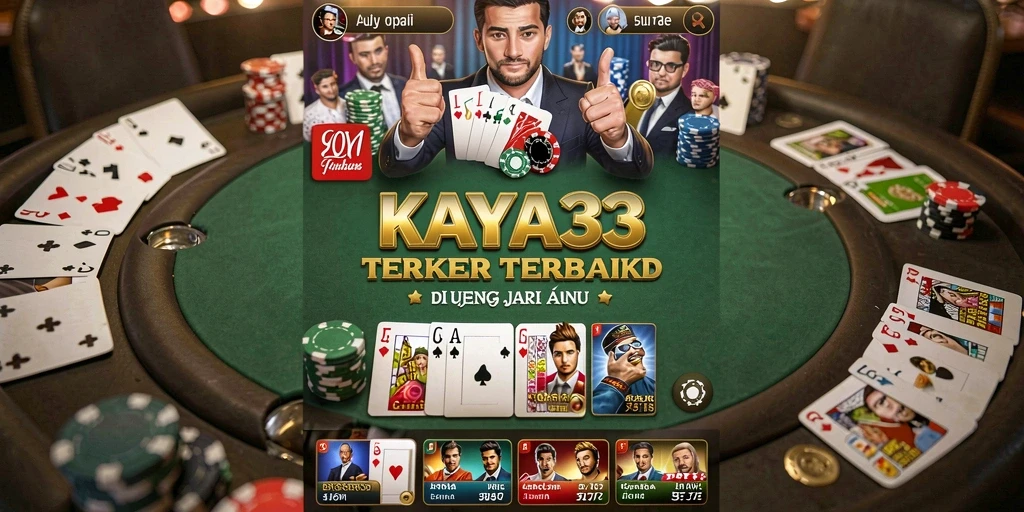 Screenshot gameplay KAYA33 yang menunjukkan aksi seru dalam permainan Poker.