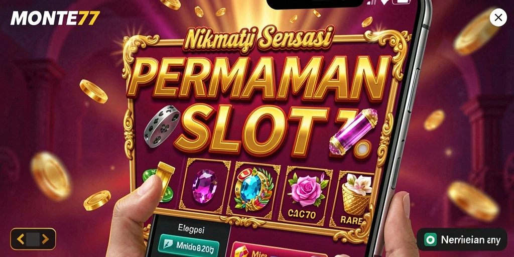 Screenshot gameplay Slot MONTE77 yang memukau.