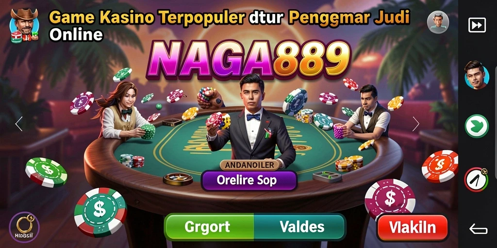 Tampilan gameplay Kasino di NAGA889 yang mengesankan dan menyenangkan.