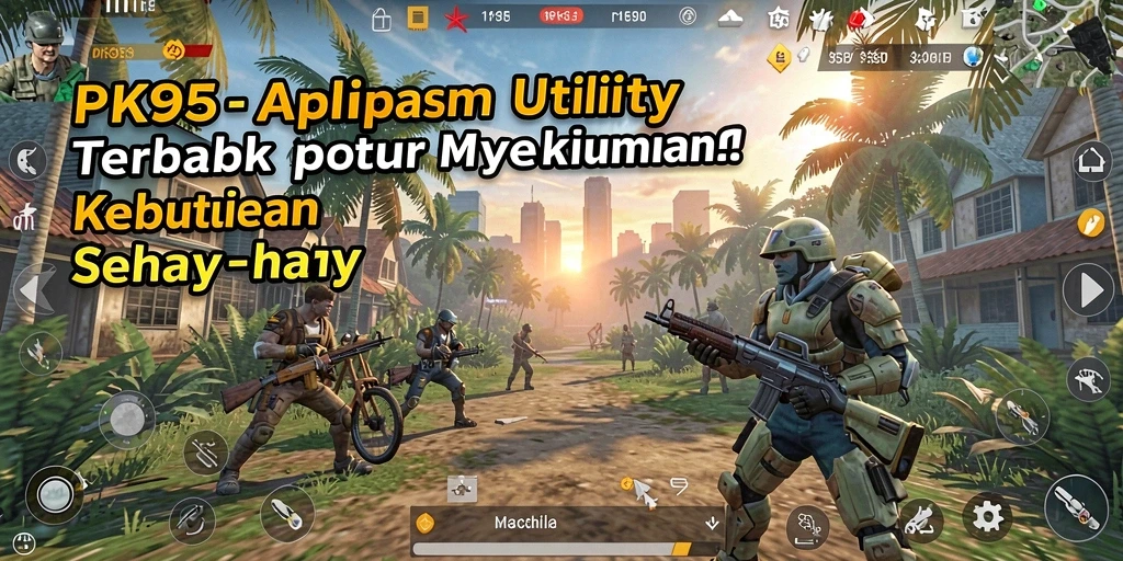 Tampilan intuitif PK95 yang mendukung berbagai fungsi Utility.