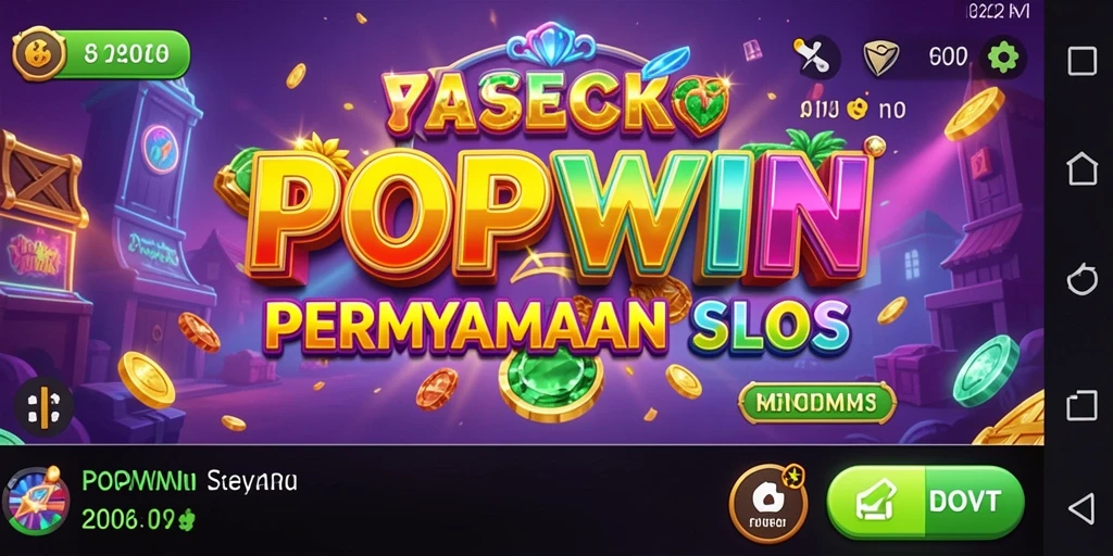 Screenshot utama POPWIN menampilkan gameplay Slot yang menarik dan mengasyikkan.