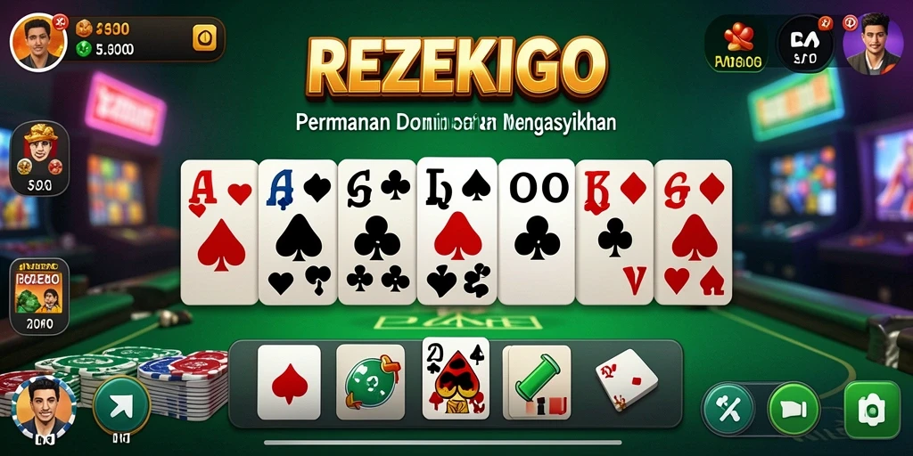 Tampilan gameplay seru dan interaktif dari REZEKIGO.