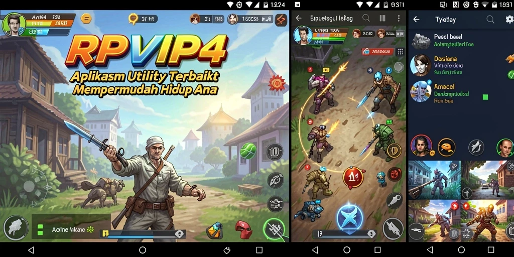 Tampilan antarmuka RPVIP4 yang sederhana dan fungsional.