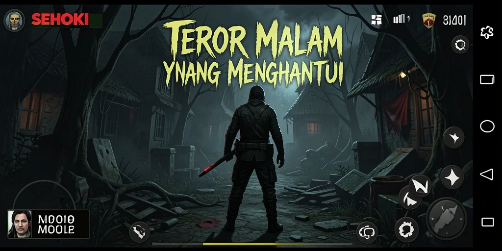 Tangkapan layar dari gameplay menyeramkan SEHOKI yang menegangkan.