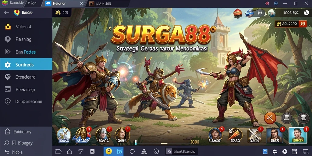 Tampilan gameplay SURGA88 yang menarik dan strategis.