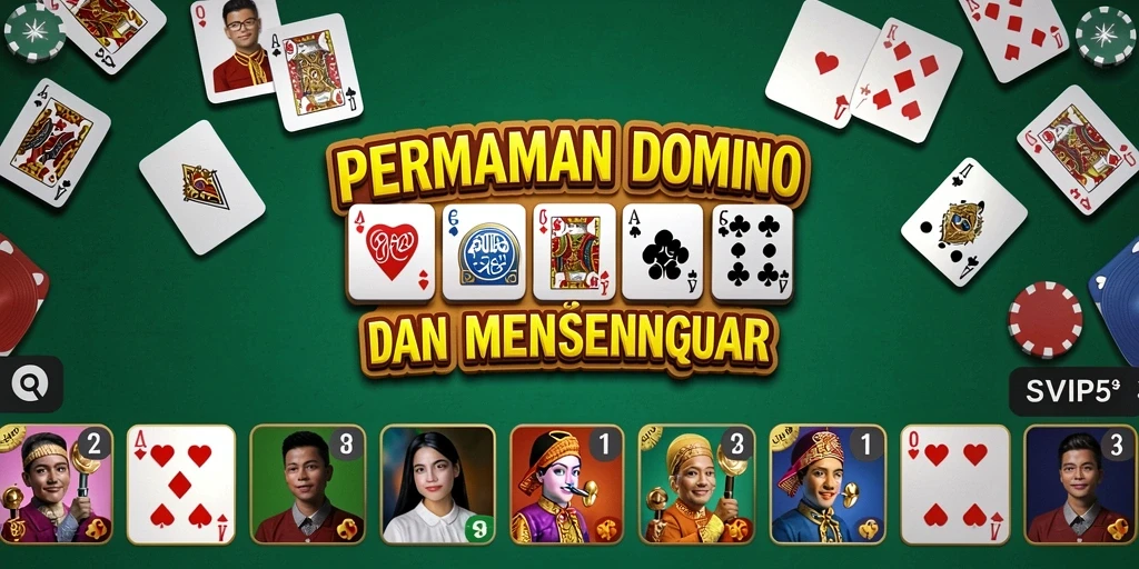 Screenshot gameplay seru dalam permainan Domino SVIP5.