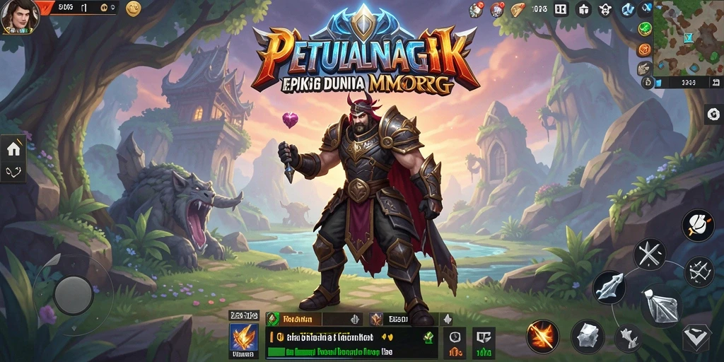Screenshot menampilkan pertarungan epik dalam gameplay MMORPG T6.