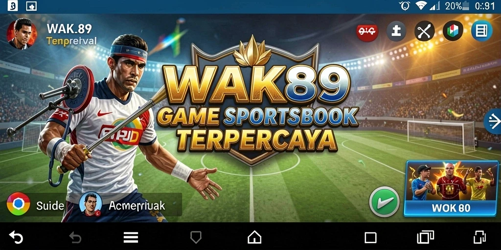 Tampilan antarmuka WAK89 saat bermain Sportsbook yang menarik.